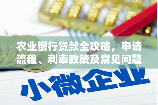 北门农业银行贷款全攻略，申请流程、利率政策及常见问题解析