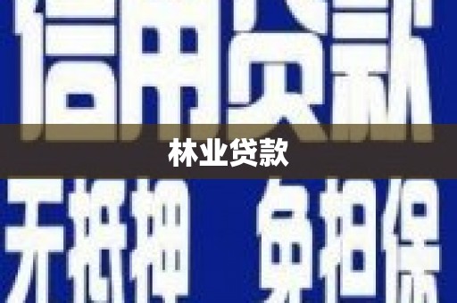 北门林业贷款