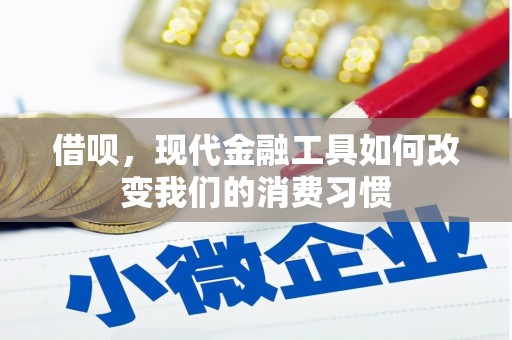 北门借呗，现代金融工具如何改变我们的消费习惯