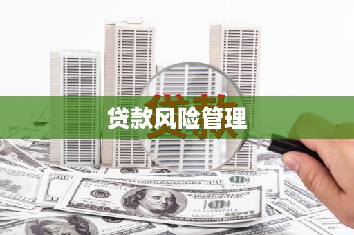 北门贷款风险管理