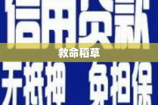 北门救命稻草