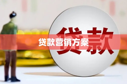 北门贷款营销方案