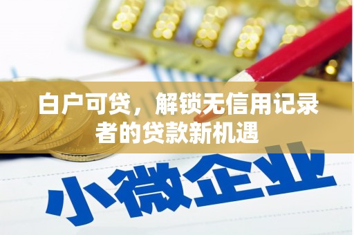 北门白户可贷，解锁无信用记录者的贷款新机遇