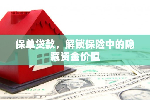 北门保单贷款，解锁保险中的隐藏资金价值
