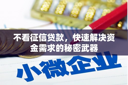 北门不看征信贷款，快速解决资金需求的秘密武器