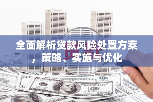 北门全面解析贷款风险处置方案，策略、实施与优化