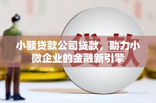 北门小额贷款公司贷款，助力小微企业的金融新引擎