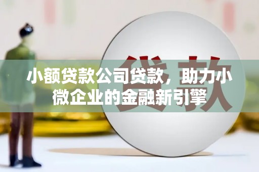 北门小额贷款公司贷款，助力小微企业的金融新引擎