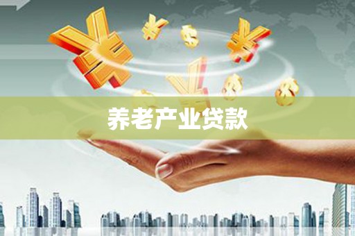 北门养老产业贷款