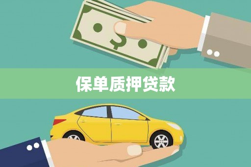 北门保单质押贷款