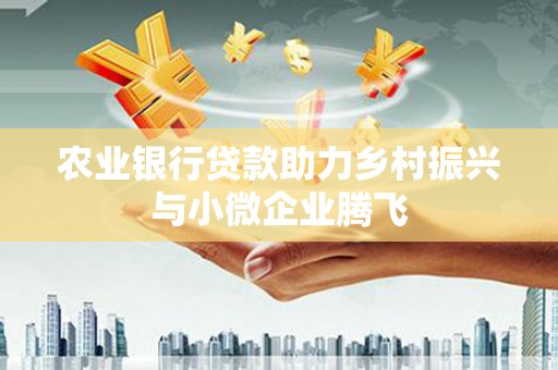 北门农业银行贷款助力乡村振兴与小微企业腾飞