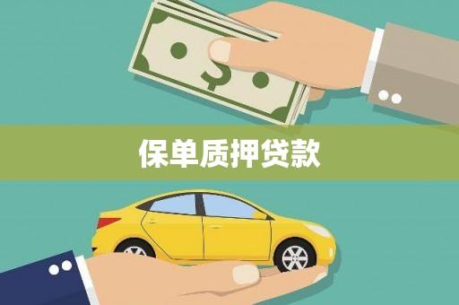 北门保单质押贷款